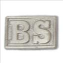 Picture of Sterling Silver Pin Guard - Block BS